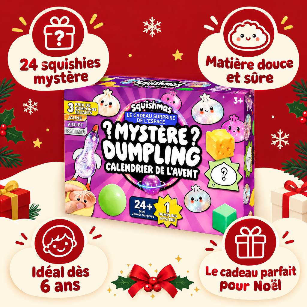 Les avantages du calendrier Squishmas